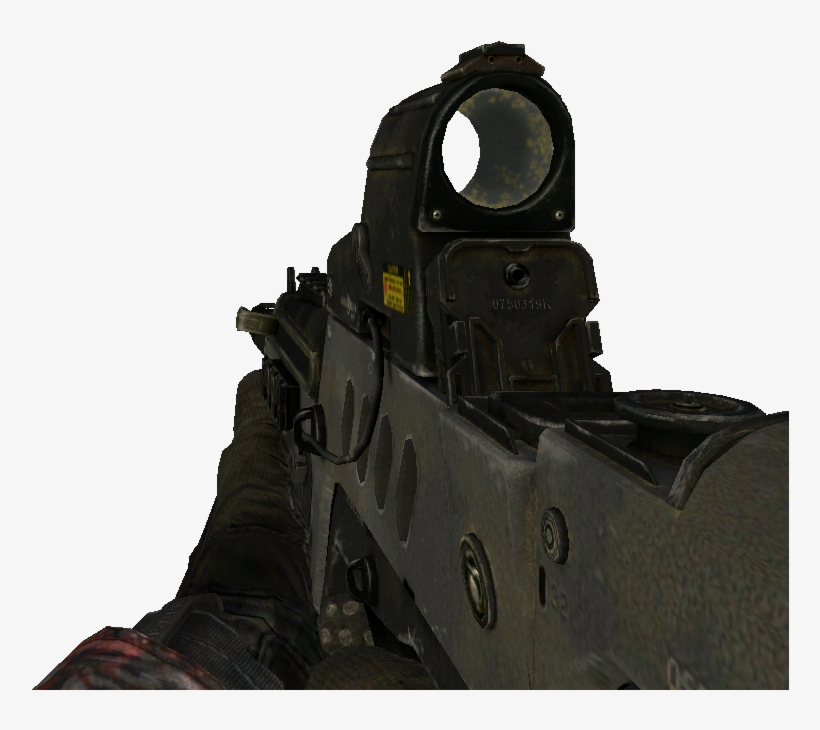 Tar-21 Red Dot Sight Mw2 - Ranged Weapon, transparent png #5473363