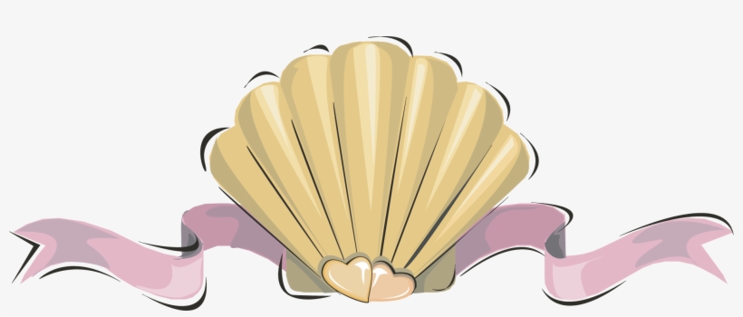 Clam Oyster Seashell Clip Art - Oyster Shell Clipart Png, transparent png #5474412