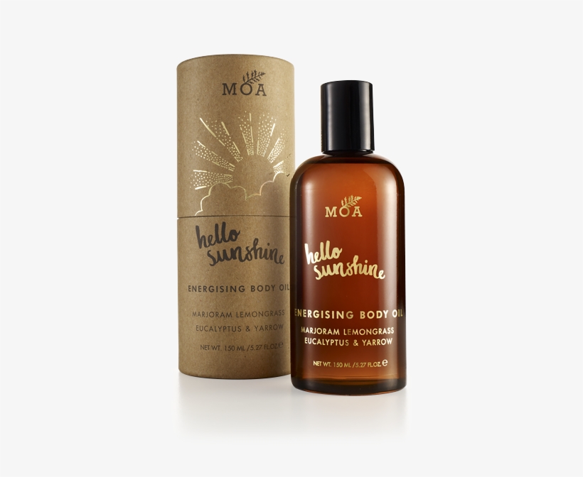 Moa Hello Sunshine Energising Body Oil 150ml, transparent png #5475659