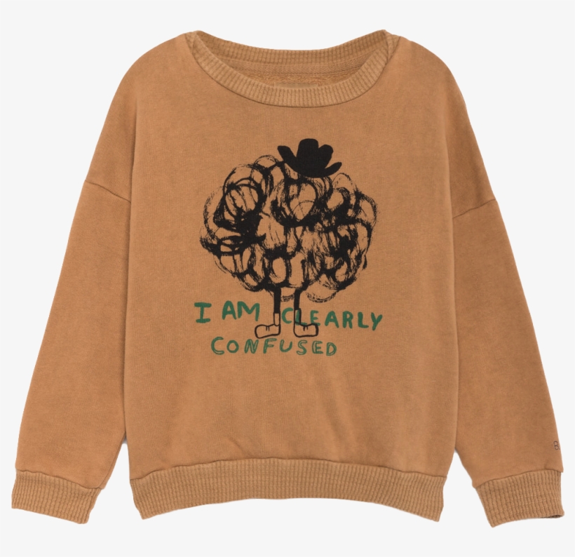 Bobo Choses Sweatshirt Clearly Confused - Clearly Confuse Round Neck Sweatshirt, transparent png #5476488