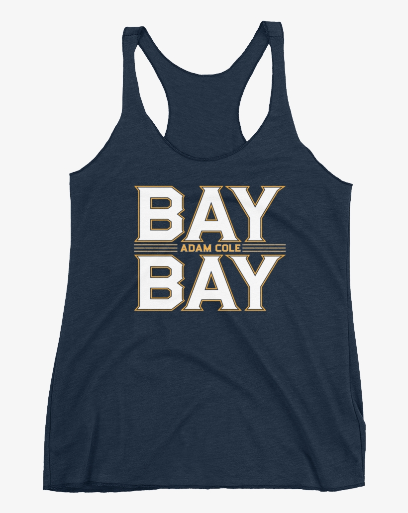Adam Cole "bay Bay Logo" Women's Racerback Tank - Bay Bay Adam Cole, transparent png #5476600