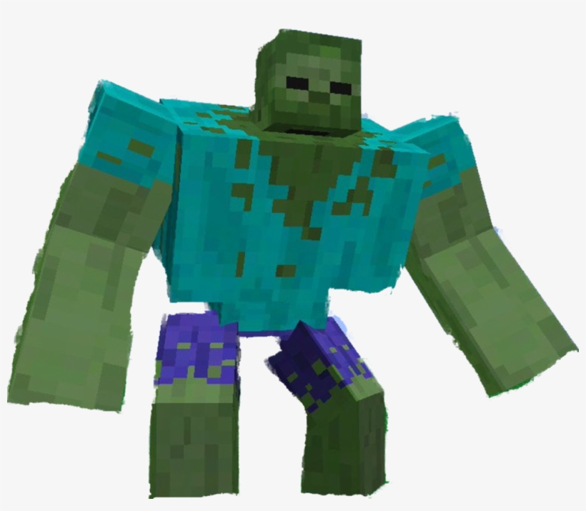 Minecraft Zombie Png Jpg Library Library - Minecraft Zombie Png, transparent png #5478190