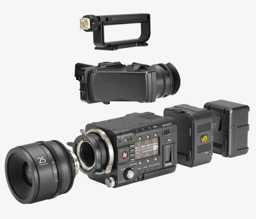 Super 35mm Equivalent 4k Single-chip Cmos Sensor With - Sony F5 Price In India, transparent png #5478191