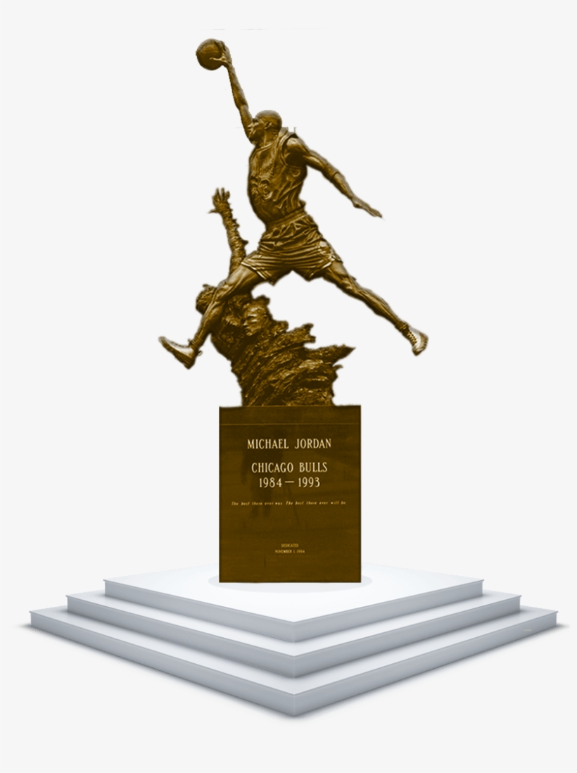 Air Jordan Xvii - Michael Jordan Statue Png, transparent png #5478569