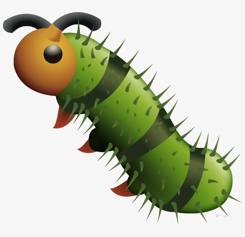 Caterpillar Png, Download Png Image With Transparent - Caterpillar Emoji Png, transparent png #5478827