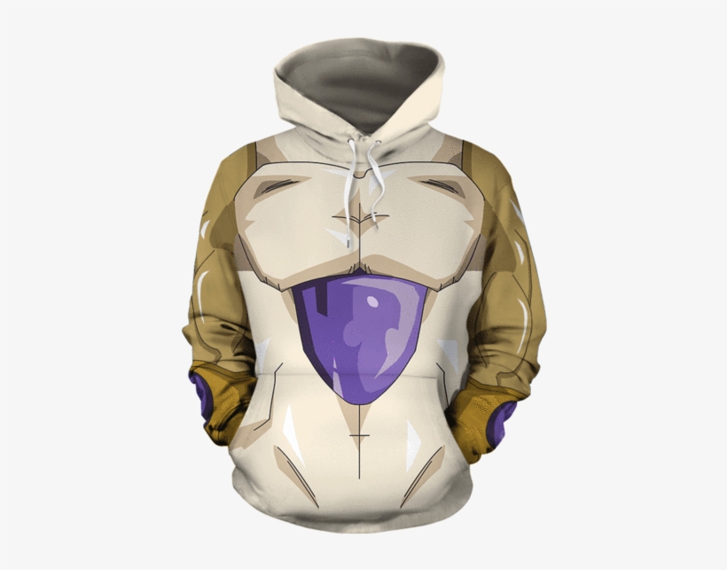 Dragon Ball Super Epic True Golden Frieza Form Cosplay - Frieza Body Hoodie, transparent png #5479119