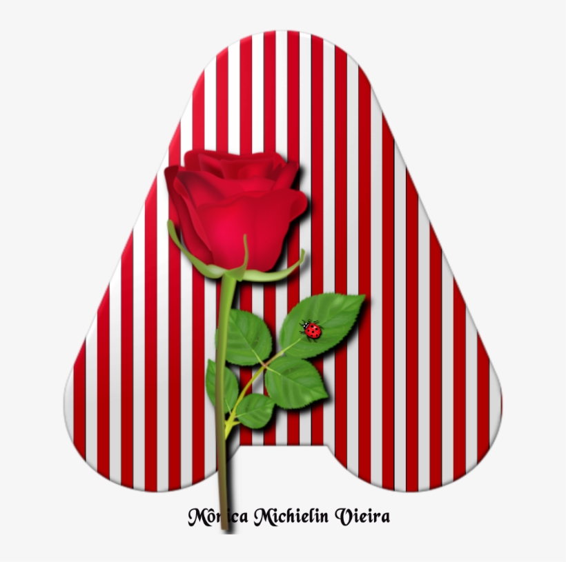 Alfabeto Rosa Vermelha Png - Illustration, transparent png #5479371