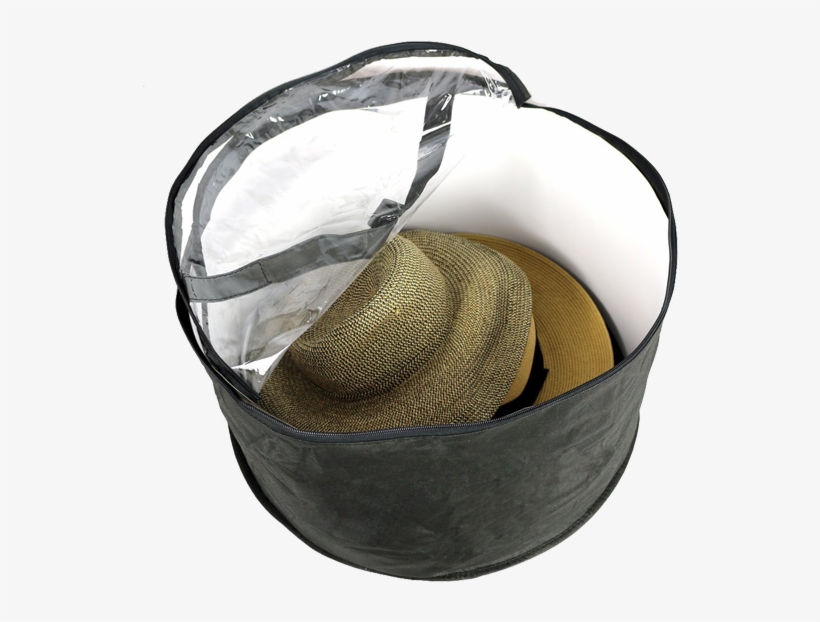Cheap Straw Hat Storage Bag Large Plastic Clear Pvc - Hat, transparent png #5480115