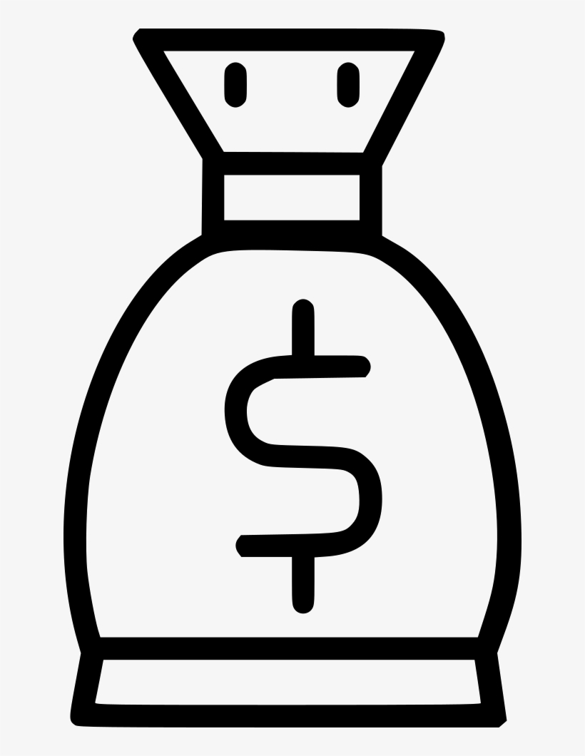 Money Bag Comments - Illustration, transparent png #5480691