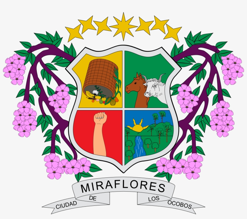 Open - Escudo De Miraflores Boyaca, transparent png #5480850