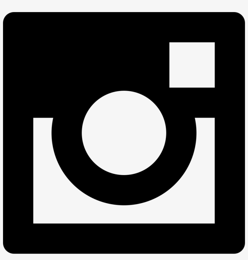 Social Instagram Free Icon - Instagram Logo Black Vector, transparent png #5481542