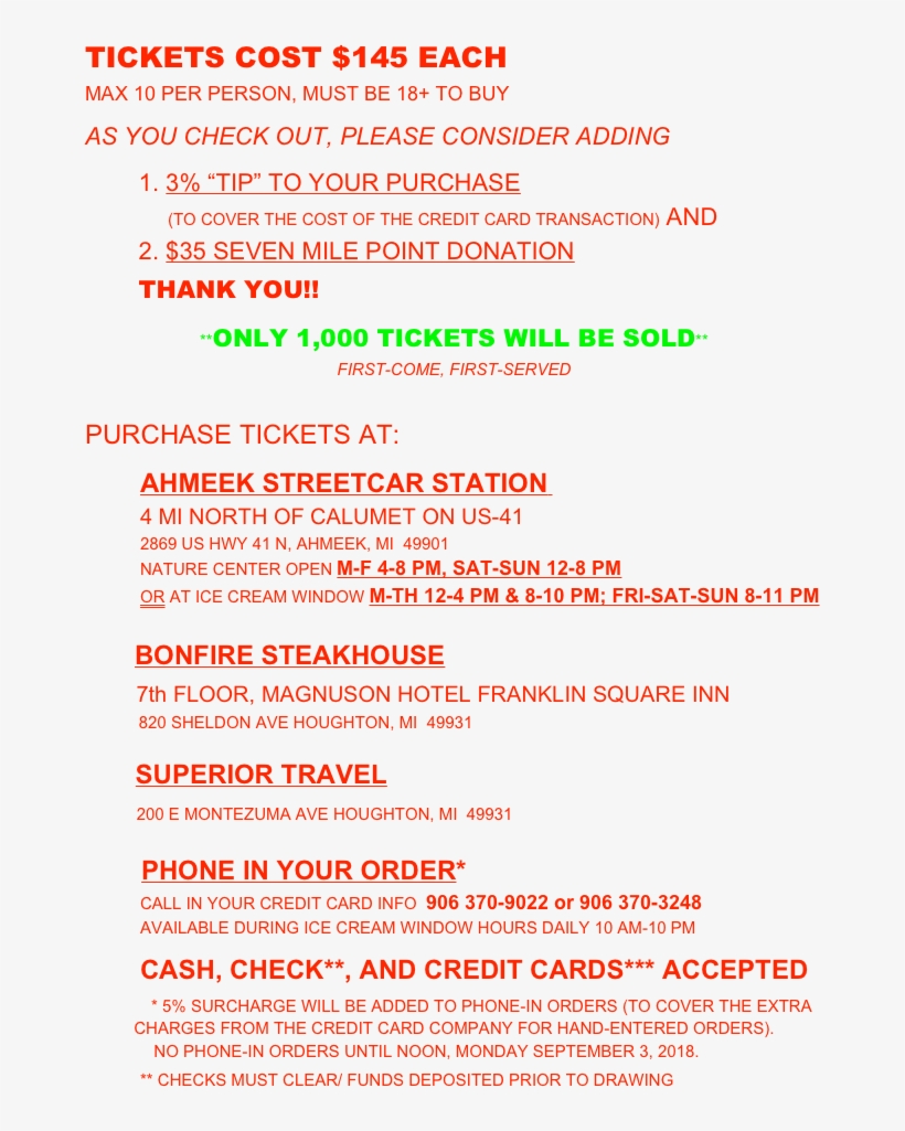 Tickets Cost $145 Each Max 10 Per Person, Must Be 18 - Document, transparent png #5482233