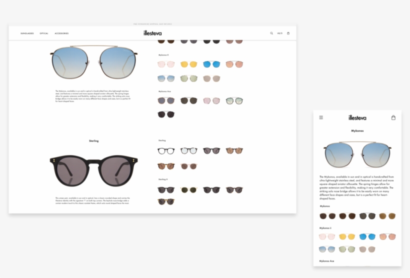 Display@2x - Illesteva Sterling Sunglasses | Matte Black With Grey, transparent png #5482655