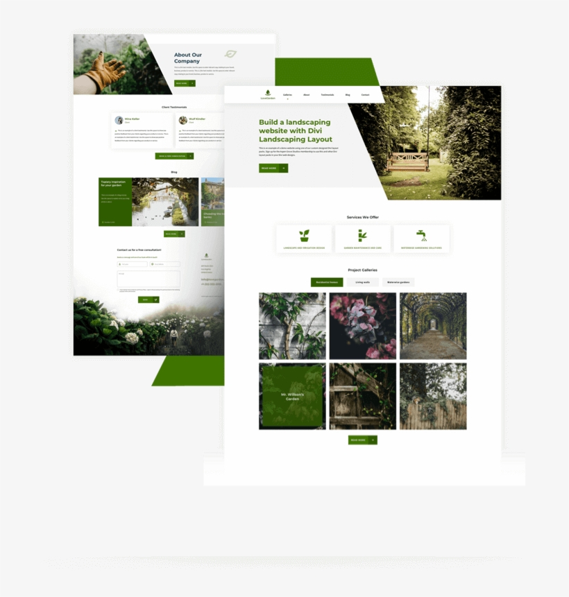 Complete With A Gallery Display, Testimonial Showcase - Botanical Garden, transparent png #5483568