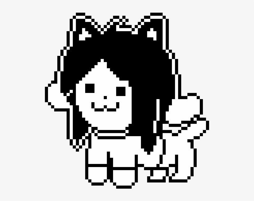 A Temmie Sprite - Mettaton Not A Tem, transparent png #5483914