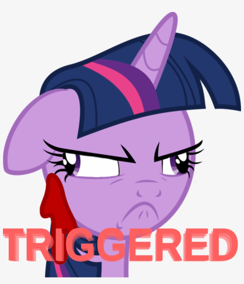Alicorn, Angry, Blood, Bust, Derp, Female, Frown, Mare, - Twilight Sparkle Triggered, transparent png #5484301