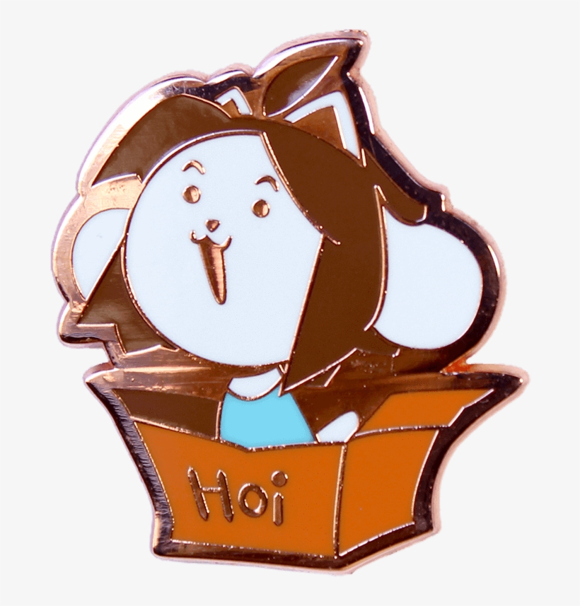 This Pin's Smooth, Hard-enamel Finish Contains No Temmie - Undertale, transparent png #5484465