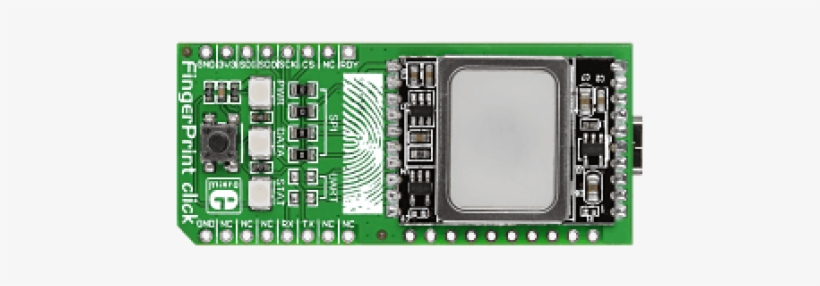 Fingerprint Click-600x600 - Mikroelektronika Fingerprint Click, Mikroe-1722, transparent png #5484616