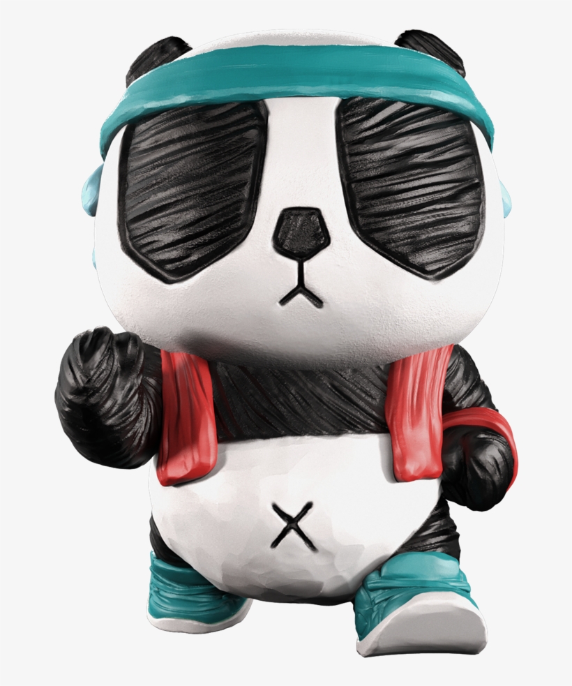 Kzdcprzzrvp4dvcaemdq Mighty Jaxx Cacooca Panda Ink - Panda Ink, transparent png #5485004