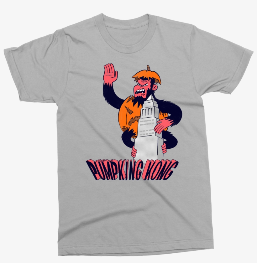 Pumpkin King Kong - T-shirt, transparent png #5485123