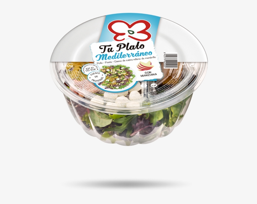 Tu Plato Mediterráneo Con Sombra - Barqueta Ensalada Capresse Babyfresh, transparent png #5485225