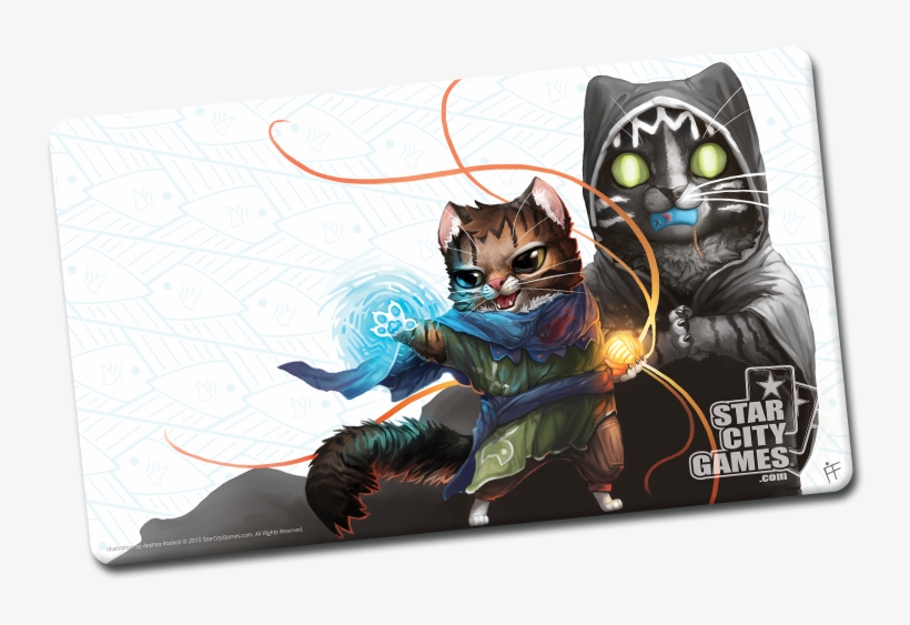Magic Meowigins, 100 Tickets - Star City Games Playmat, transparent png #5485325