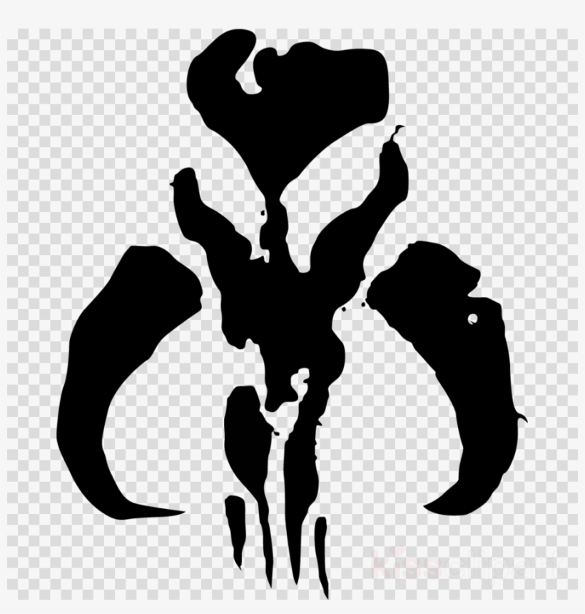 Boba Fett Symbol Clipart Boba Fett Jango Fett Mandalorian - Boba Fett Symbol, transparent png #5486108