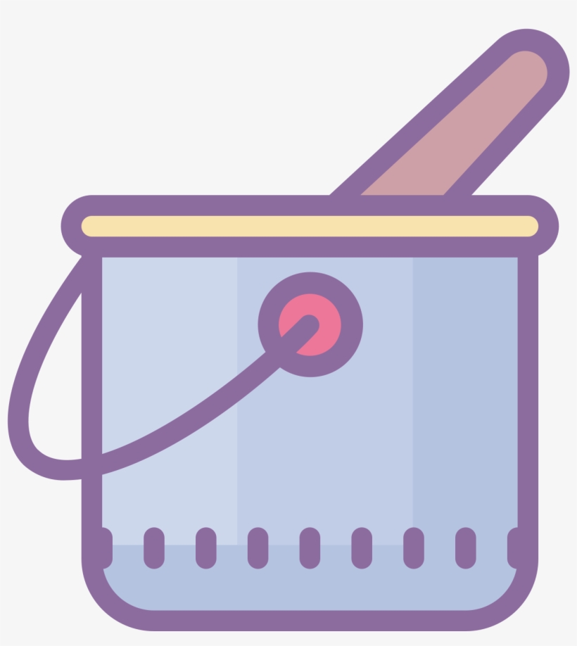 Paint Bucket Icon - Paint, transparent png #5487471