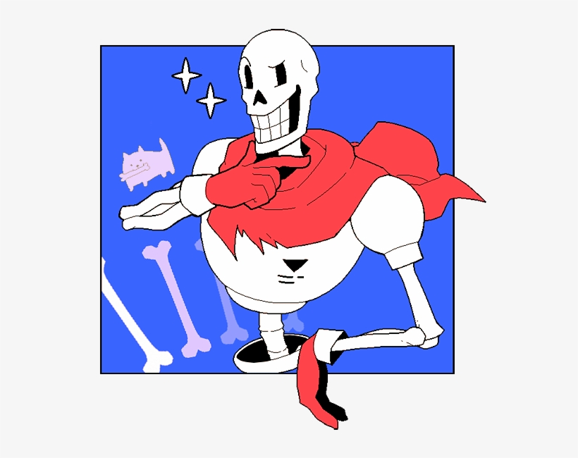 ,papyrus (ut),undertale Персонажи - Undertale, transparent png #5488073