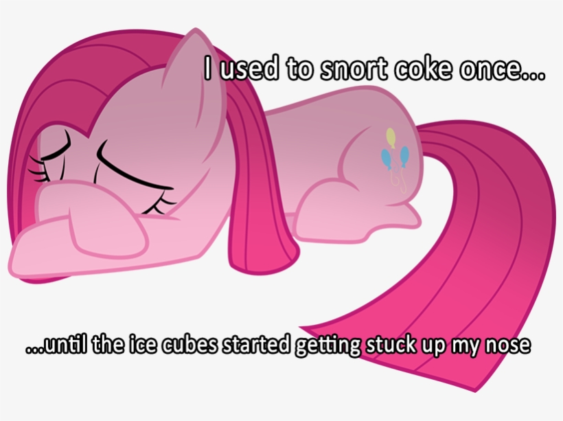 Bubblestormx, Cocaine, Coke, Edit, Image Macro, Pinkamena - Pinkie Pie, transparent png #5488610