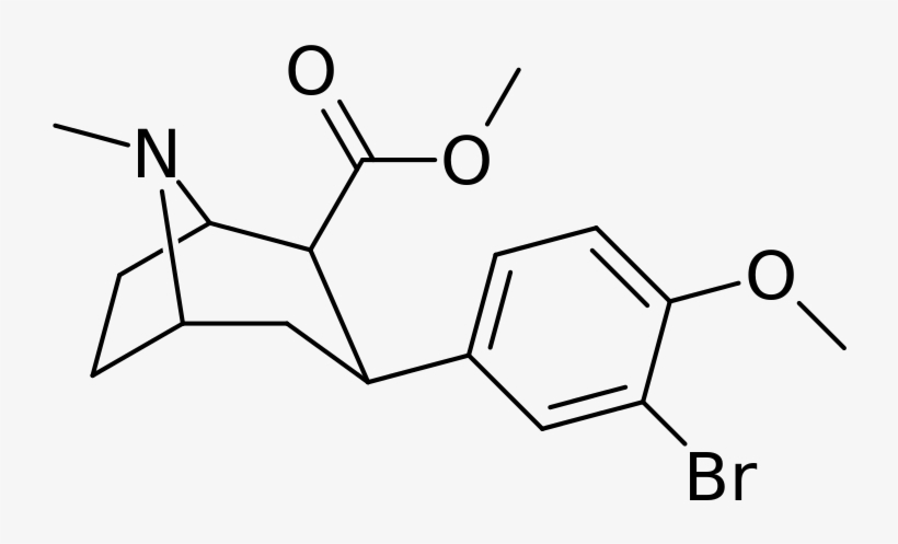 Cocaine Analog Carroll 7d - Chemical Structure, transparent png #5488860
