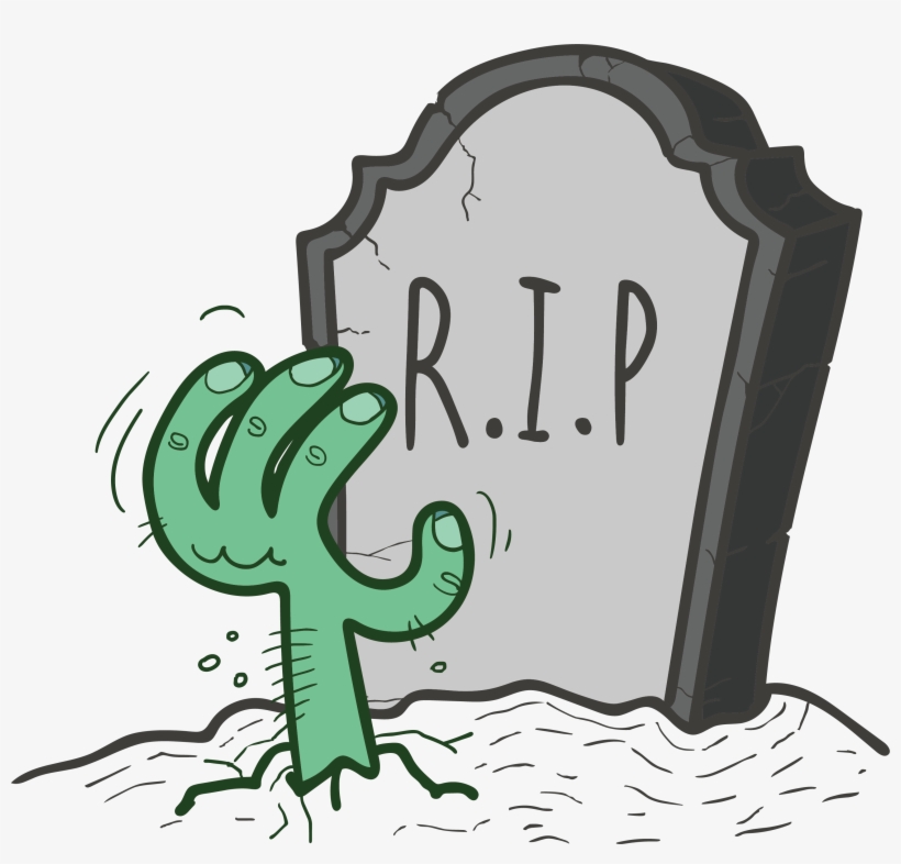 Tombstone Clipart Halloween - หลุม ศพ วัน ฮาโลวีน, transparent png #5488993