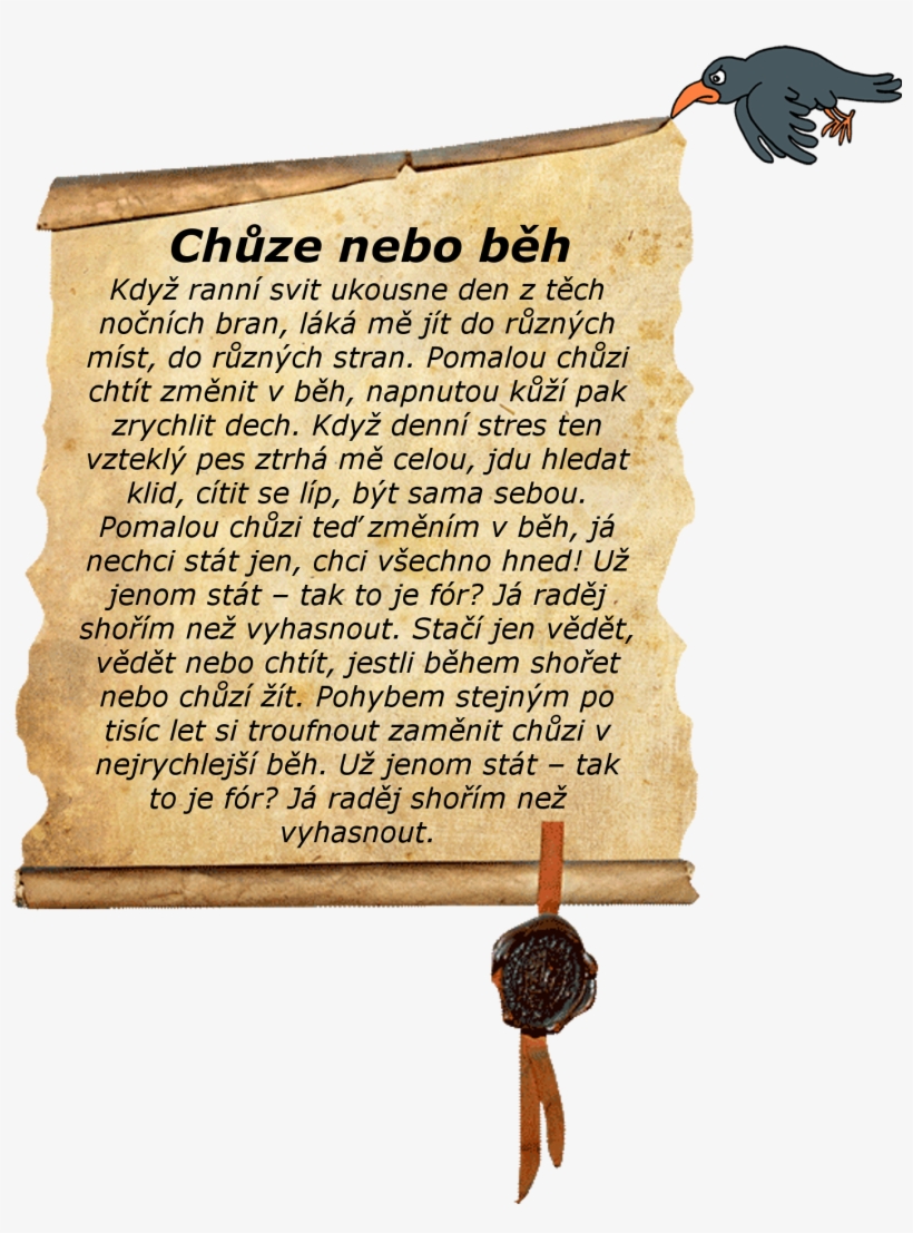 Chůze Nebo Běh - Old Pergamen, transparent png #5489206