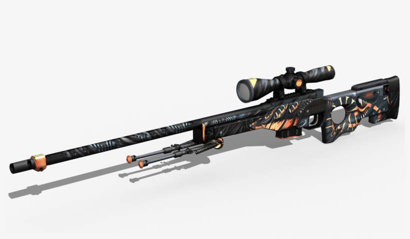 3d Model - Sniper Rifle, transparent png #5489316
