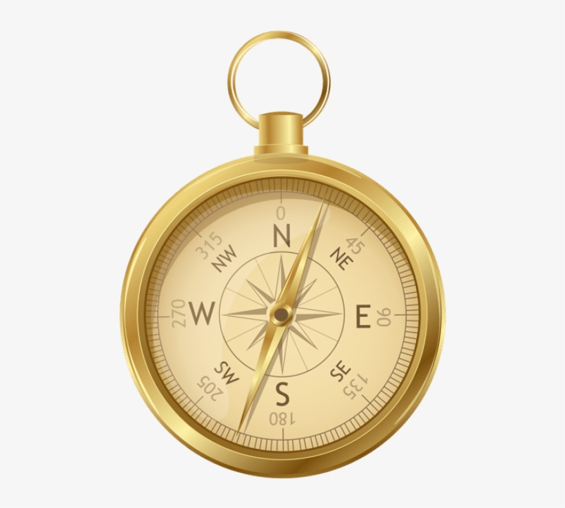 Free Png Gold Compass Png Images Transparent - Compass Transparent, transparent png #5489640