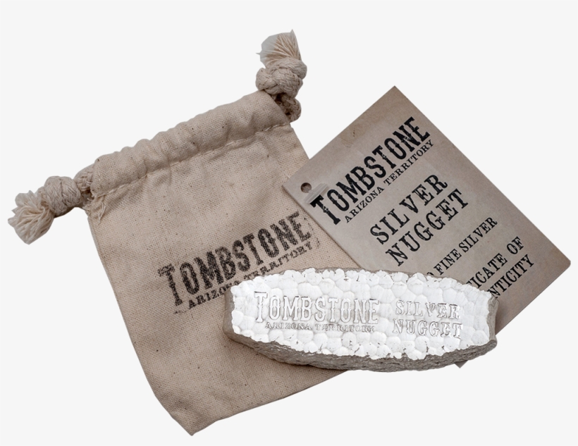 Scottsdale 10oz Tombstone Silver Nugget - Bullion, transparent png #5489706