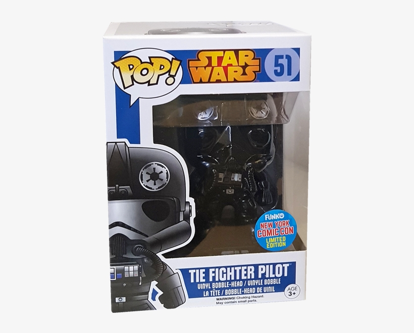 Tie Fighter Pilot Nycc 2015 Exclusive Pop Vinyl Figure - Funko Pop Bobble Head Figurine - Starwars: Tie Fighter, transparent png #5491028