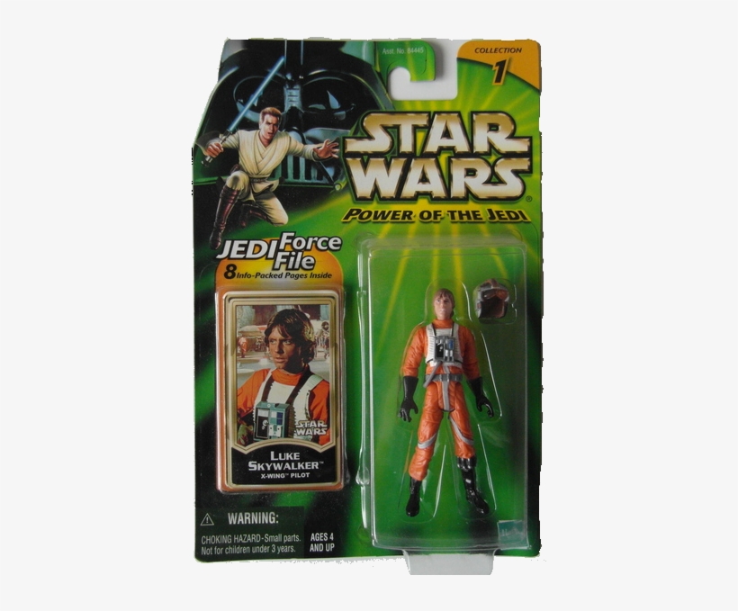 Luke Skywalker X Wing Pilot Amerikaanse Kaart 84445 - Power Of The Force Obi Wan, transparent png #5491594