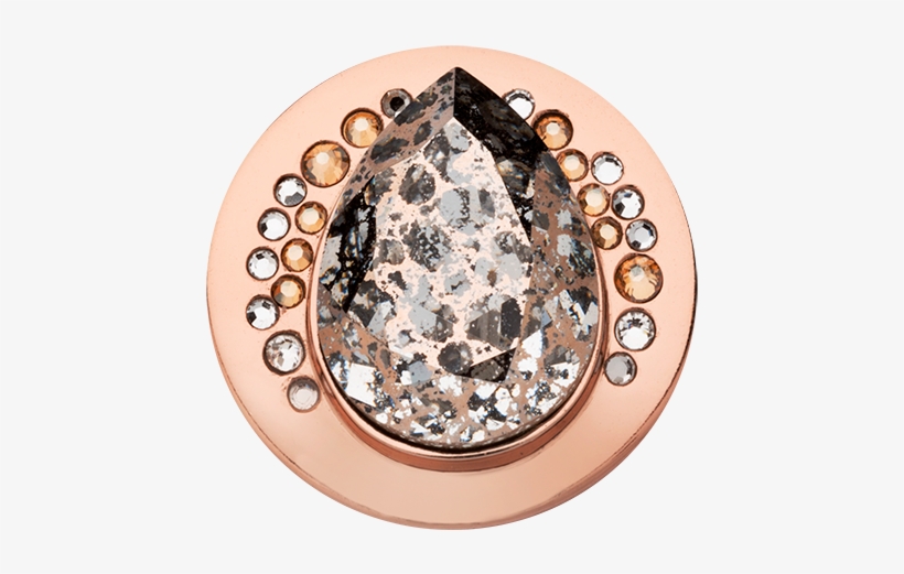 Nikki Lissoni Teardrop Small Rose Gold Plated Coin - Nikki Lissoni Teardrop Rose Gold Plated Small Coin, transparent png #5491714