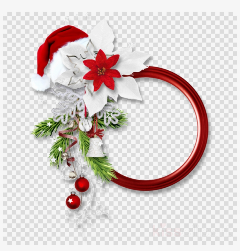 Png Christmas Border Clipart Santa Claus Borders And - Molduras De Natal Png, transparent png #5492100