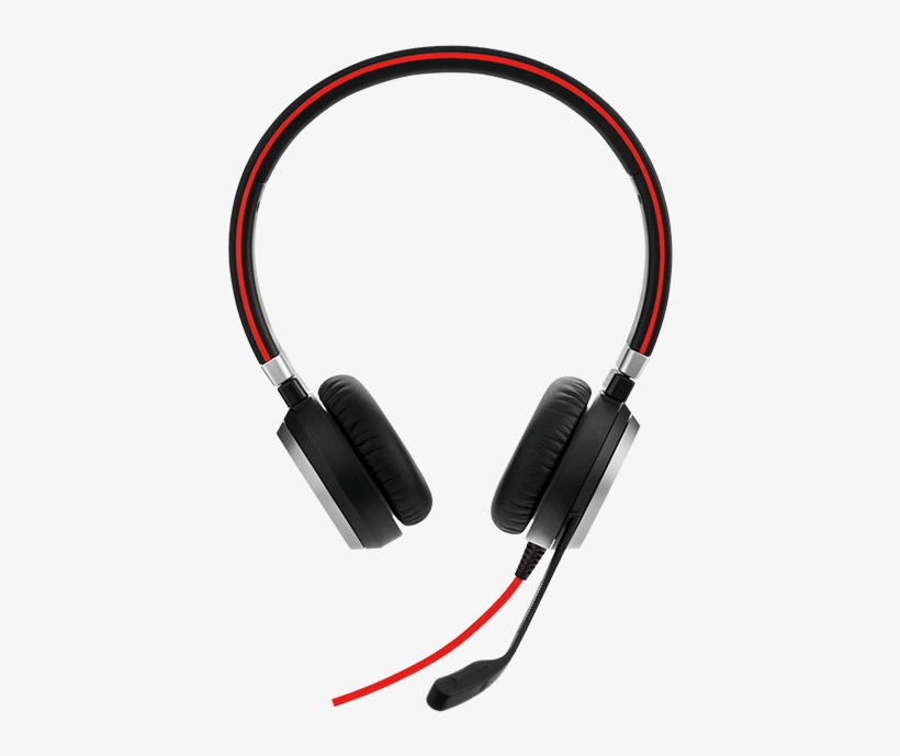 Jabra Evolve 40 Ms Headset, transparent png #5492106