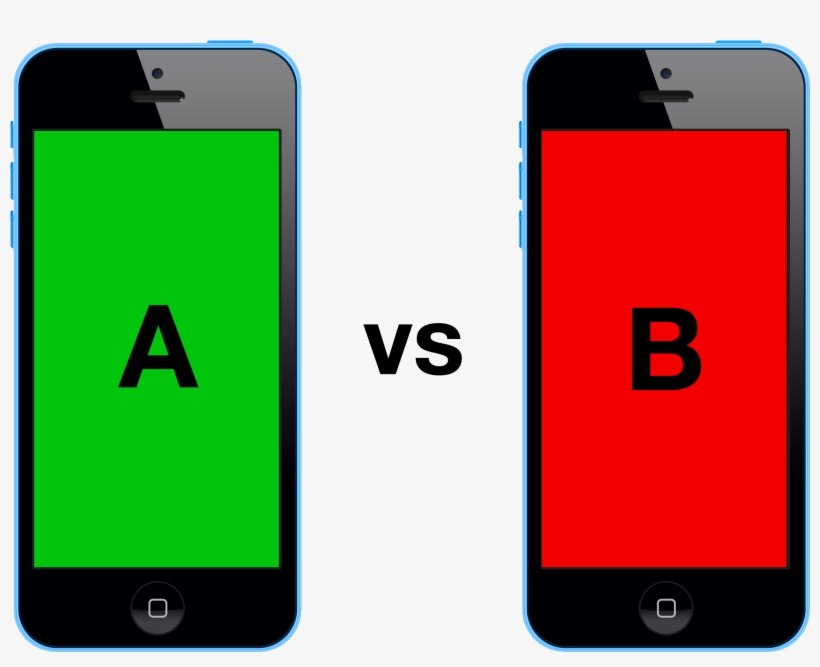 Mobile A/b Testing Is A Vs B - Iphone, transparent png #5492640