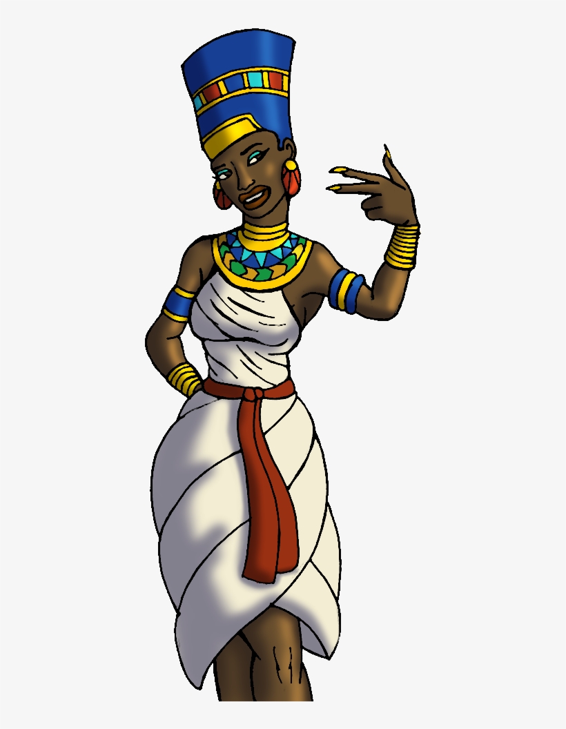 Popular Images - Queen Nefertiti Cartoon, transparent png #5492914