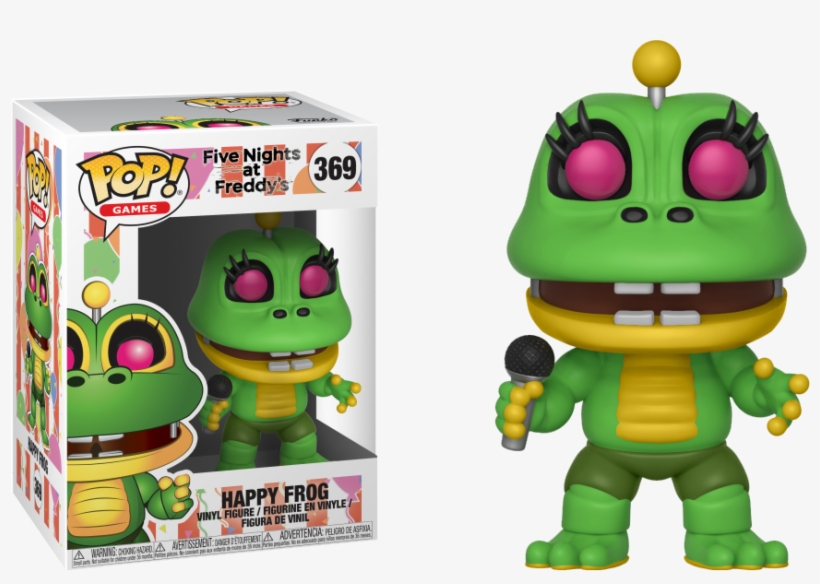 Pop Figure Five Nights At Freddy's Happy Frog - Fnaf Pizzeria Simulator Funko Pop, transparent png #5493385
