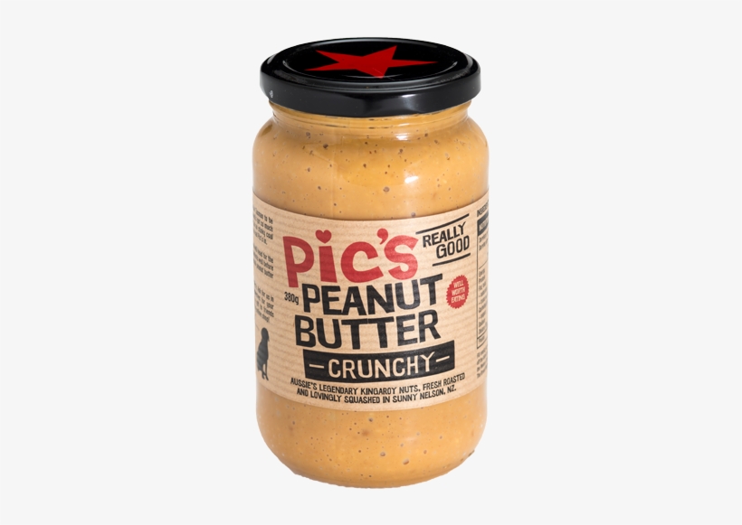 Crunchy Peanut Butter - Pic's Peanut Butter Jar, transparent png #5493945