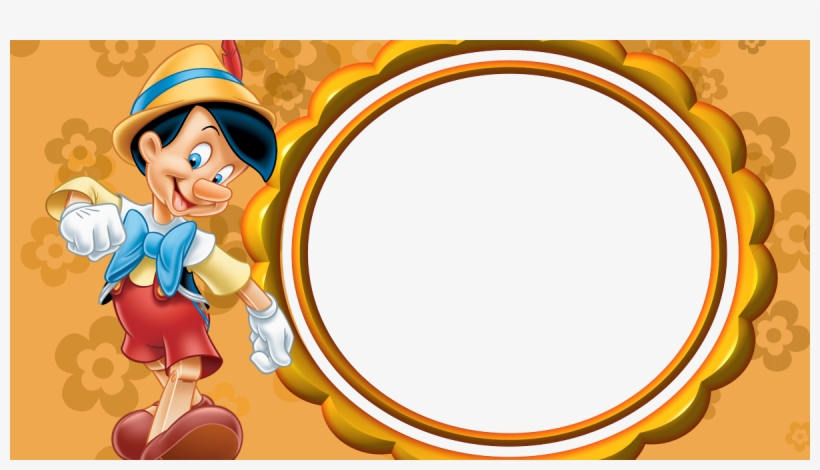 5 Marcos De Fotos Infantiles Personajes Variados - Advanced Graphics 786 Pinocchio And Jiminy Cricket-, transparent png #5495014