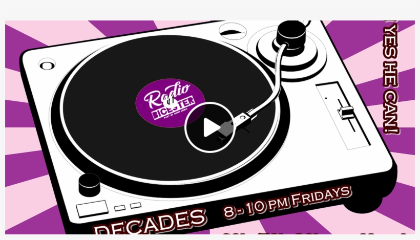 Kundenspezifische Disco-turntable-retro Rundes Keramik, transparent png #5495181