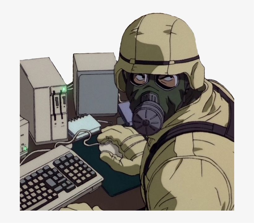574 Kb Png - Computer Anime Meme, transparent png #5495182