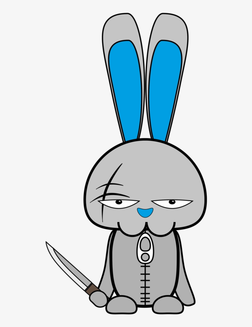 Evil Rabbit Png Clipart Free Download - Evil Bunny Png, transparent png #5496410