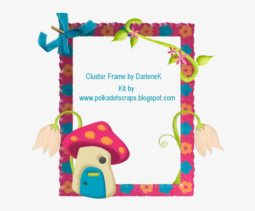 Fantasy Cluster Frames And A Flower Word Art - Picture Frame, transparent png #5496683